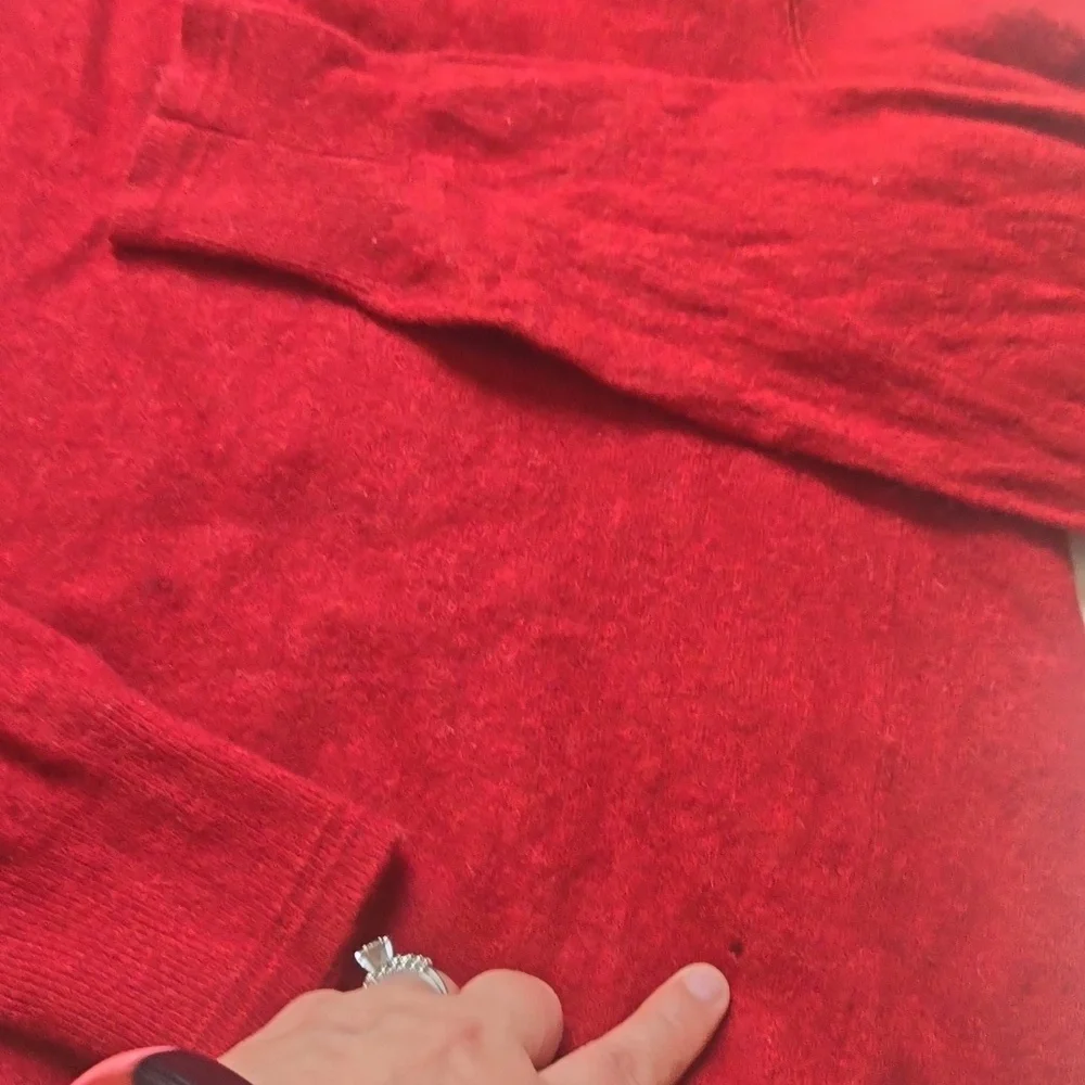Banana Republic Red Merino Wool Sweater-M
